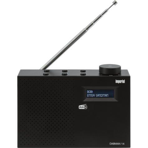 Telestar Dabman 14 - Przenośny - Cyfrowy - Dab+,Fm - 87,5 - 108 Mhz - 174 - 240 Mhz - 1 W