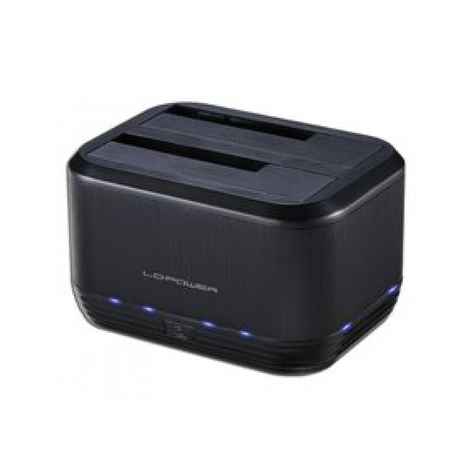 Lc Power Lc-Dock-U3-Iii - Hdd Docking Station With On/Off Switch, Clone Function