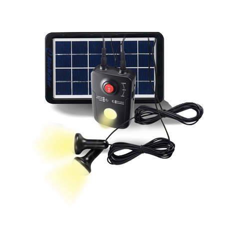 Bluewalker Solar Powerbank - Zewnętrzny Zestaw Baterii - Bateria Słoneczna/Usb 4400 Mah