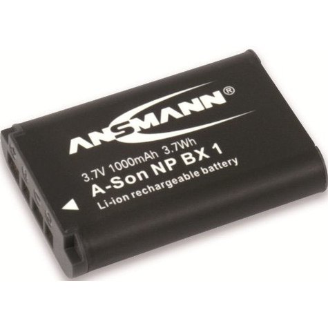 Ansmann 1400-0041 - Litowo-Jonowy (Li-Ion) - 1000 Mah - Kamera - Sony Dsc-Rx1 - Dsc-Rx100 - Hdras15 - 3,7 V - 1 Sztuka(Y)