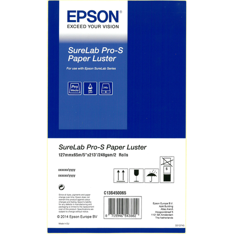 Epson Surelab Pro-S Papier Luster Bp 5x65 2 Rolki