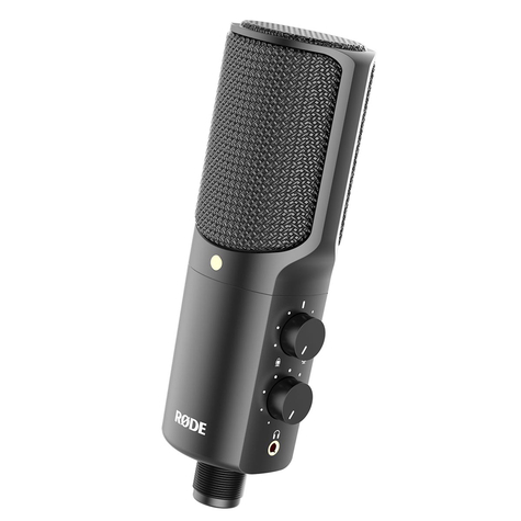 Rode Nt-Usb - Studio Microphone - 20 - 20000 Hz - 16 Bit - Cardioid - Wired - Usb