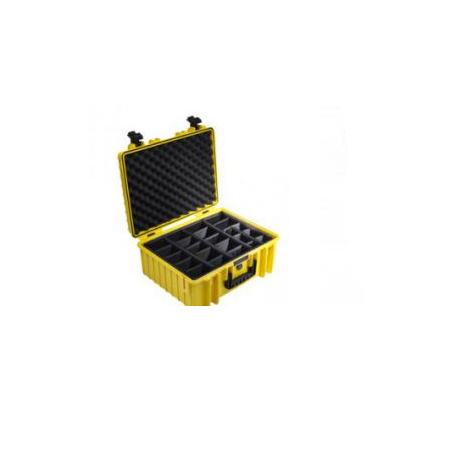 B&W Int. B&W Type 6000 - Briefcase/Classic Case - Yellow - Foam - Universal Size - -40 - 80 Ã¢Â°C - 510 Mm