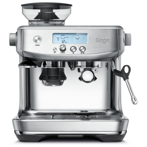Sage The Barista Pro - Espresso Machine - 1.98 L - Coffee Beans - Built-In Grinder - 1680 W - Stainless Steel