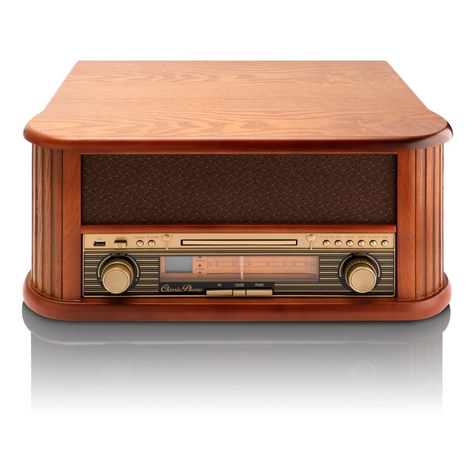 Stl Lenco Tcd-2550 - Gramofon Audio Z Napędem Paskowym - Automatyczny - Drewno - Drewno - 33,45,78 Obr.
