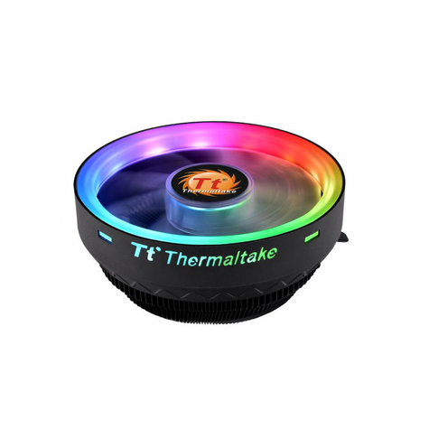 Thermaltake Ux100 Argb Lighting Procesor Chłodzenie 12 Cm Lga 1150 (Socket H3) Lga 1151 (Socket H4) Lga 1155 (Socket H2) Lga 1156 (Socket H) Lga 775... Amd A Amd Athlon Amd Ryzen Intel® Celeron® Intel® Core™ I3 Intel® Core I5 -