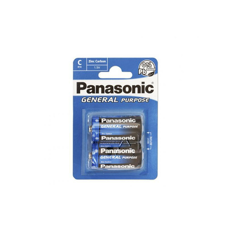 Bateria Panasonic Baby R14 (2 Blist. Ve) C
