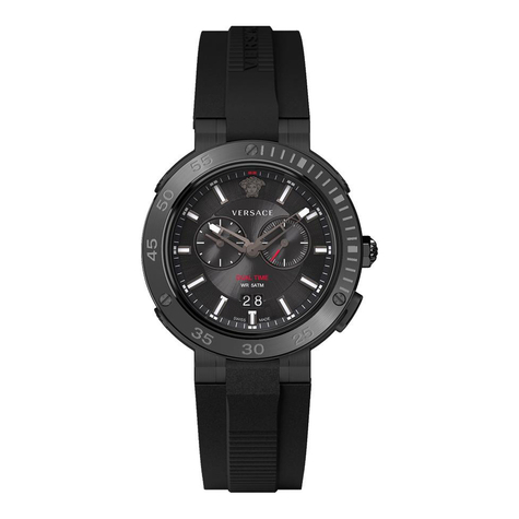 Versace Vecn00219 V-Extreme Pro Mens Dual Timer Watch (Zegarek Męski Z Podwójnym Datownikiem)