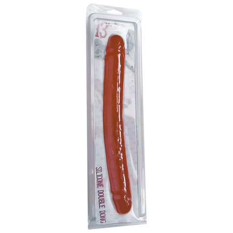 Podwójny Penis Czerwony, 34cm