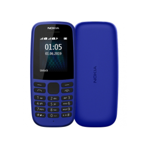 Nokia 105 Dual Sim (2019) Niebieski