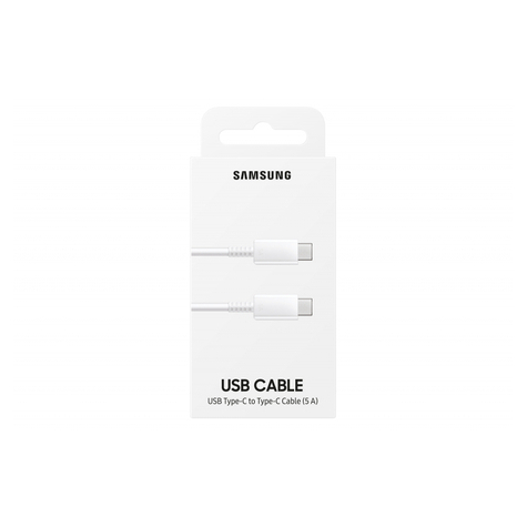 Kabel Samsung Usb Typ-C Do Usb Typ-C, 1 M, 100 W, Biały