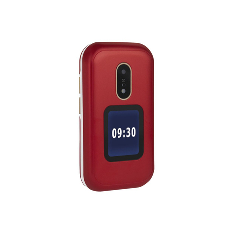 Doro 6060 Telefon Komórkowy Dla Seniorów - Czerwony - Telefon Komórkowy - 240 Pikseli