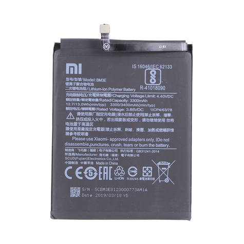 Xiaomi Bm3e Xiaomi Mi 8 3400mah Bateria Litowo-Jonowa