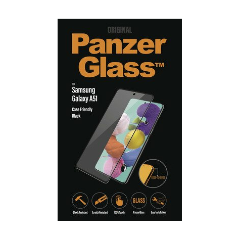 Panzerglass Samsung Galaxy A51 Przyjazne Etui Edge-To-Edge, Czarne