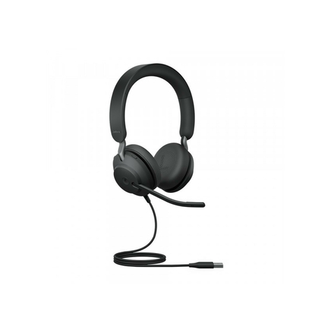 Jabra Evolve2 40 Ms Stereo, Usb-A, Zestaw Słuchawkowy Nauszny