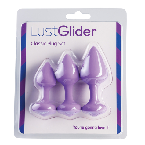 Lustglider Classic Plug Set Purple