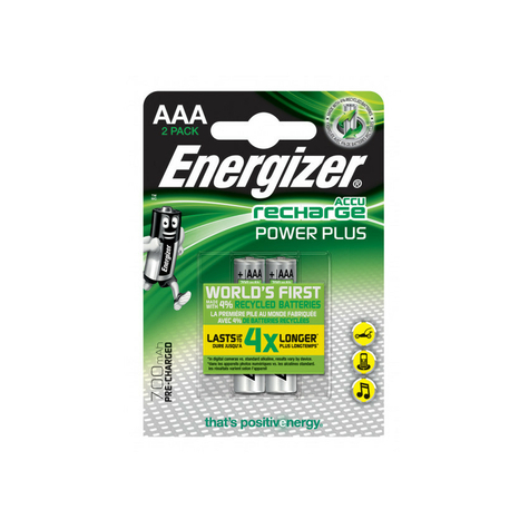Energizer Akumulatorki Aaa Hr03 Micro 700mah 2szt. E300626500