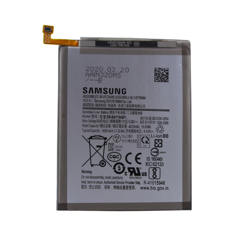 Bateria Samsung Ebba715ab A715f Galaxy A71 Liion 4500mah