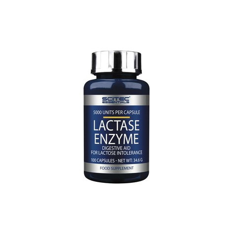 Scitec Essentials Enzym Laktaza, 100 Kapsułek Dawka