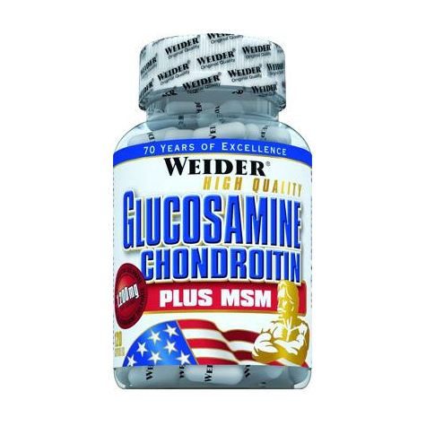Joe Weider Glucosamine & Chondroitin + Msm, 120 Capsules