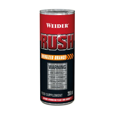Joe Weider Rush Rtd, 24 X 250 Ml Can (Deposit)
