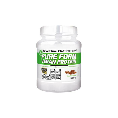Scitec Nutrition Pure Form Vegan Protein, 450 G Puszka