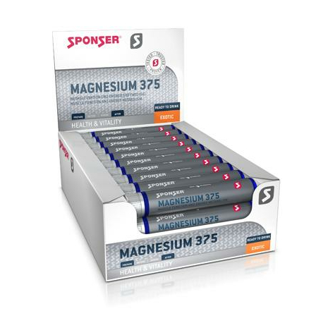Sponser Magnesium 375, 30 X 25 Ml Ampułki, Egzotyczne
