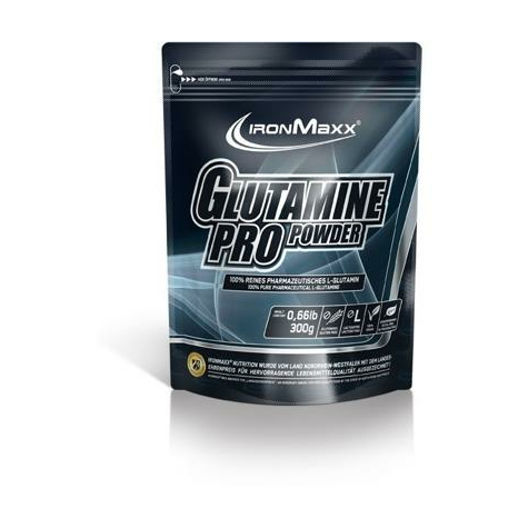 Ironmaxx Glutamine Pro Powder, Torebka 300 G