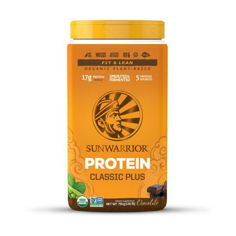 Sunwarrior Classic Plus Protein, 750g Puszka -Bio-