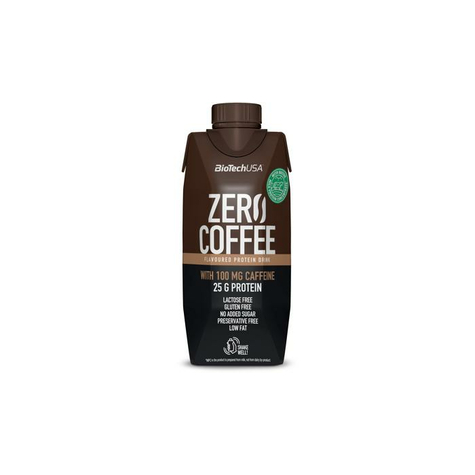 Biotech Usa Zero Coffee, 15 X 330 Ml Kartonik, Caffe Latte