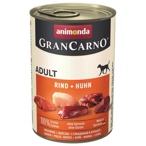 Animonda Dog Grancarno,Carno Adult Wołowina Kurczak 400g D