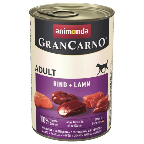 Animonda Dog Grancarno,Carno Adult Wołowina-Jagnięcina 400g D