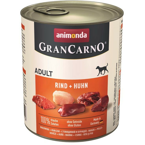 Animonda Dog Grancarno,Carno Adult Wołowina Kurczak 800g D