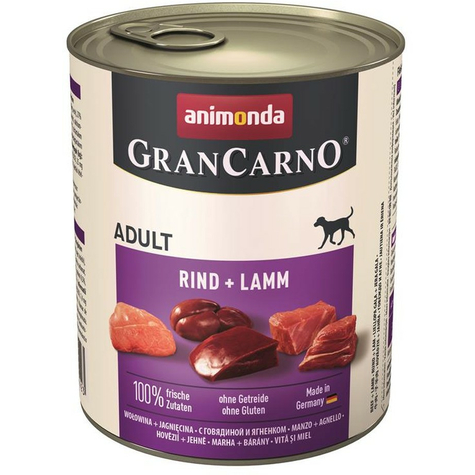 Animonda Dog Grancarno,Carno Adult Wołowina-Jagnięcina 800g D