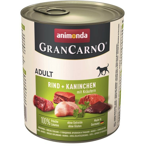 Animonda Dog Grancarno,Grancarno Ri-Kanin-Herb 800gd
