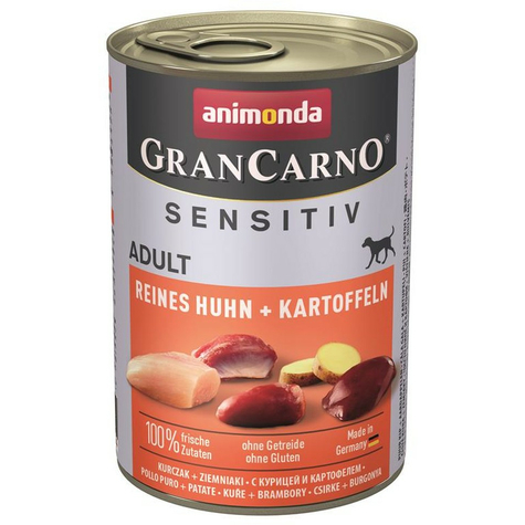 Animonda Dog Grancarno Sensitive,Carno Sensi Kurczak+Ziemniaki 400gd