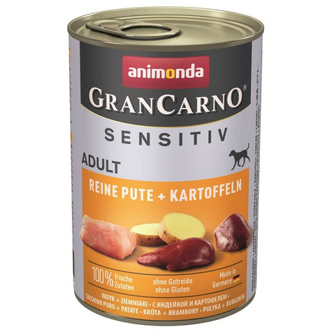 Animonda Dog Grancarno Sensitive,Carno Sensi Indyk+Ziemniak 400gd