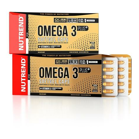 Nutrend Omega 3 Plus Softgel Caps, 120 Kapsułek