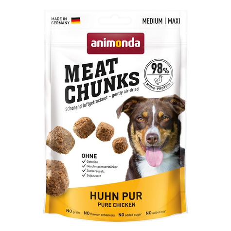 Animonda Dog Snacks, Ani.Meat Chunks Pure Chicken 80g