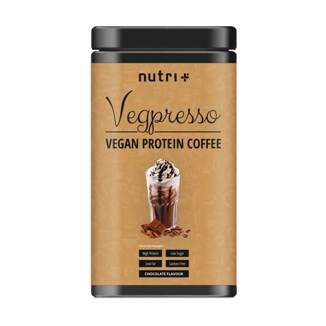 Nutri+ Vegpresso Wegańska Kawa Proteinowa, Puszka 840 G