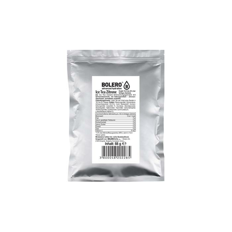 Bolero Drinks Ice Tea Drink Powder, 88 G Bag