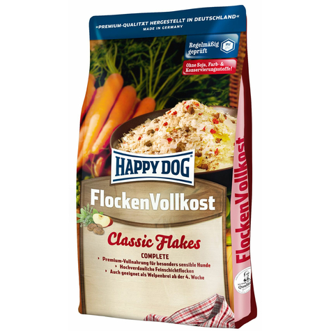 Happy Dog, Hd Flakes Wholefood 1 Kg
