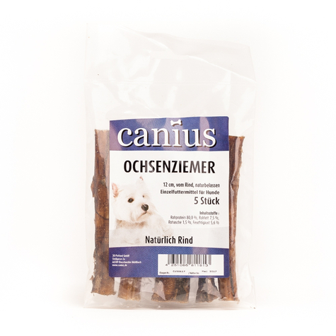Canius Snacks,Canius Oxen Pizzle 12cm 5 St