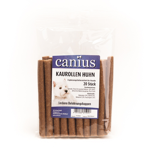 Canius Snacks, Canius Chewing Rolls Chicken 20 Szt.
