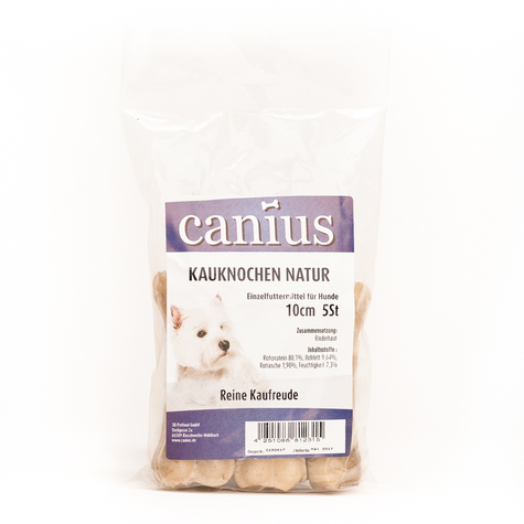 Canius Snacks,Canius Kość Do Żucia Naturalna 10cm 5szt.