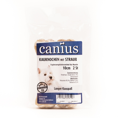 Canius Snacks, Can.Chew.Ostrich 10cm 2er