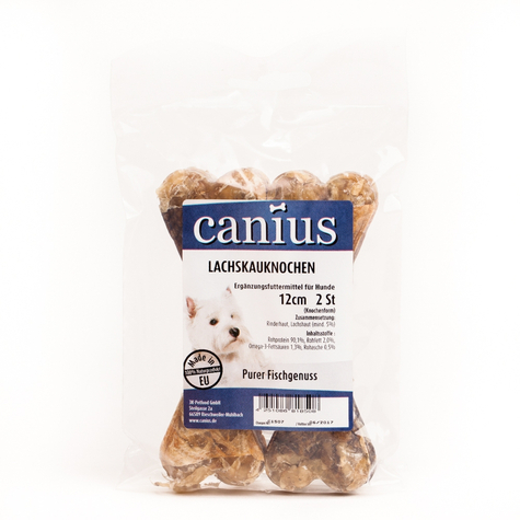 Canius Snacks,Can.Salmon Ch. Kość 12cm 2s