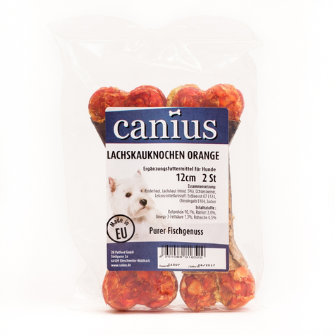 Canius Snacks, Can.Salmon.Chew.Orange 12cm 2er