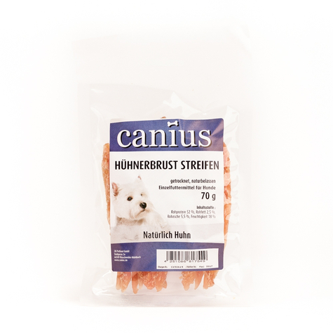 Canius Snacks, Cani. Chicken Breast Strips 70g