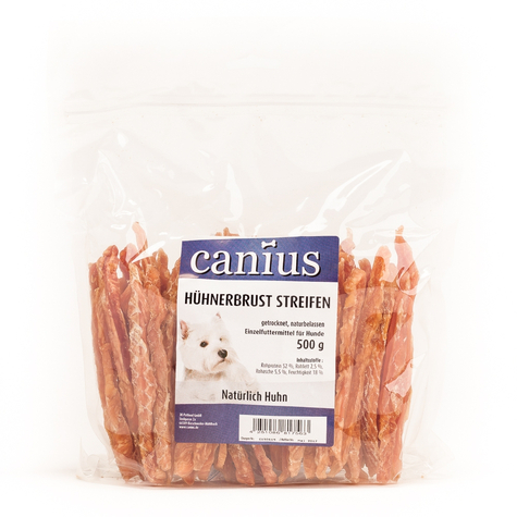 Canius Snacks, Cani. Chicken Breast Strips500g